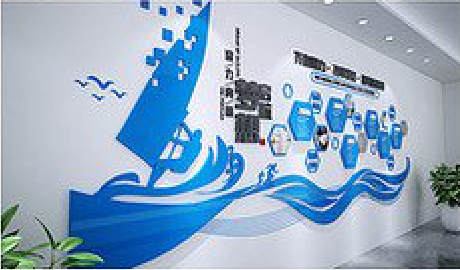 衡东海浪主题文化墙如何设计？