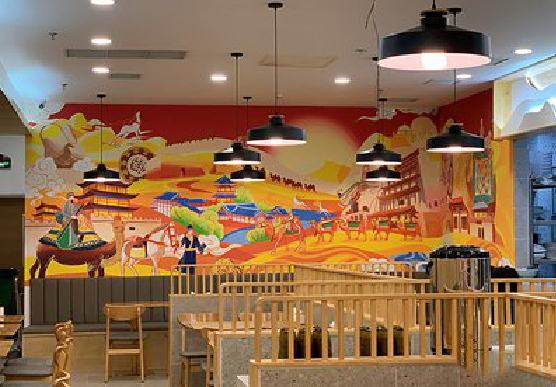 衡东商业空间彩绘介绍。