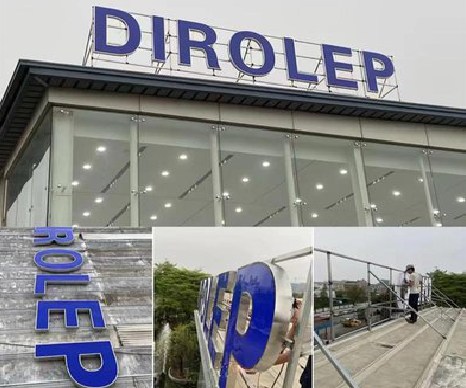 衡东楼顶发光字安装的注意事项。